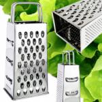 Brunbeste Reszelő Fogantyúval Zöldség És Gyümölcs Szeletelő 4 Oldalas Kis Szemű Nagy Sláger (BB-1174)