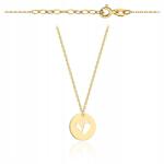 Lovrin Arany nyaklánc 585 0.98g lábnyomokkal körben, ajándék babaváró bulira (58717277)