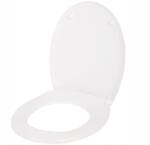  Lassan záródó Wc ülőke, Wc fedél Cascata Univerzális Fehér (2541675CS-CASCATA-WHITE)
