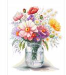 Coricamo Keresztszemes hímzés Hímző szett Mezei virágok (Z 10788)