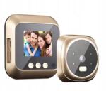  Intelligens Ajtókitekintő, videó csengő 160° látószög, éjjellátó, aranyszín (TB2835_i5)