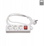 MAAN Hosszabbító háztartási használatra, földeléssel és kapcsolóval, 3 eres, 3, 0 m (4385)