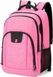  Della Gao Rózsaszín Usb Portos Lopásgátló Utazó Hátizsák (B0CB3SR743)