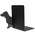  Könyvtámasz kutya Dakszhund fém fekete porszórt (Podpórka do książek metalowa)