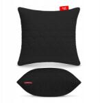 Softimi Antiallergén Párna 45X45 CM Fekete Stegelt Cipzáras Kispárna Alváshoz (PILLOW-45X45-BLACK)