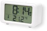 Airbi Ébresztőóra, 12cm, idő, hőmérséklet kijelzés