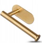 EdiBazzar Fürdőszobai tartó Wc papír akasztó Wc öntapadós Loft arany (5905884012697)