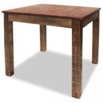 vidaXL Masă de bucătărie din lemn masiv reciclat, 82 x 80 x 76 cm (244495) - izocor