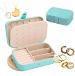  Ékszertartó Szervező Eset Ékszerdoboz Elegáns Koffer Nagy Kapacitású Türki Színű