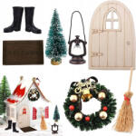  Miniatűr Karácsonyi Kiegészítők Készlet Karácsonyi Dekorációk (NC000089)