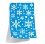 Allbag Karácsonyi Ablakdíszek Ablakmatrica Karácsonyi Dekoráció Ív (NAKLEJKA117)