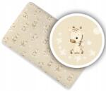 Ankras Pamut Lepedő Kiságyba 160x80 Mintás! (PRZEŚCIERADŁO BAW. 160/80 ŻYRAFKI BEŻOWE)