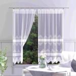 Wisan Gyönyörű delikát függöny jacquard panel fehér Aiken nappaliba 90x140cm (905H3610700141090)