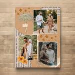 Art Gift Decor Картина от канава със снимки - Цветен спомен