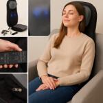  Masszázs szőnyeg Hát- és nyakmasszírozó fűtéssel, fotelbe, távirányítóval (472440)