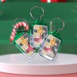 Art Gift Пластмасов ключодържател със снимка - 3 броя в комплект
