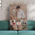 Art Gift Decor Картина от канава със снимки - Обичам те