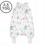 Ankras Hálózsák lábszárvédővel 92-104 M Egész éves Mintás! (Śpiworek z nogawkami M 86-104 FOX MIĘTOWY)