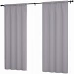 NOW-ART Kész függöny, sima, matt, 145x160, készfüggönyök, sima függönyök, nappaliba (Zasłona 160 LEN-C J. Szary)
