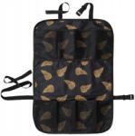 Jukki Autós Ülésszervező Zsebekkel, Fekete, Arany Szárnyakkal (5904506811984)