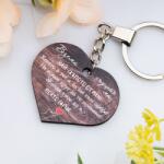 Art Gift Mdf ключодържател - Вземи сърцето ми