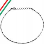 Lovrin 925-ös ezüst bokalánc, finom kígyómintás, modern és divatos (Lovrin)