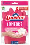 Spontex Kesztyű 100% természetes latex Spontex L-es méret