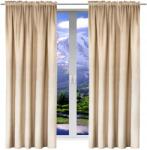 NOW-ART Kész bársony függöny 140x220 sima matt velvet szalagon, szett (5903682210550)