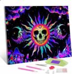 5D Gyémántfestés Gyémánt Kirakó Koponya 30x40 cm (B0CL3CVXJZ)