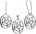 Lovrin Ezüst 925 szett áttört mintával, cirkóniákkal, 7, 01g, exkluzív design ajándékba (Lovrin 54409)