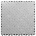  Szürke, bordázott Pvc padlólapok garázsba, műhelybe, szervizbe (SF Płytki PVC Grey ryflowane)