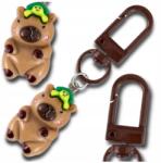 EdiBazzar Kapibara kulcstartó, kis kulcstartó ajándék, medál, karabiner (Brelok z Kapibarą do kluczy torebki mały)