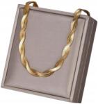  Női nyaklánc, aranyozott, sebészeti acélból, 18K arany, elegáns ajándék (ZŁOTY Elegancki Naszyjnik Kolia Celebrytka)