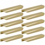 B&B 10 db 130 mm-es arany színű, lekerekített élfogantyú szekrényekhez (Z10 U108 L130 ZL)