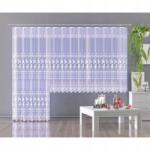 Wisan Gyönyörű elegáns jacquard függöny fehér 240 cm magas Bakabea A161 (AW16100M240)