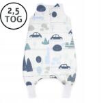 Ankras Hálózsák lábszárvédővel 92-104 M Egész éves Mintás! (Śpiworek z nogawkami M 86-104 CARS)