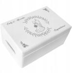 Creative Deco Esküvői doboz gravírozással, ajándék esküvőre, borítékoknak és jókívánságoknak, 30x20x14 cm (JANCDSD130CUSTOMWEDMANWOMANFBM-W)