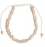 Lovrin Fehér arany karkötő arany golyókkal 585 áttetsző kockákkal 14kt (62511186)