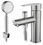  Kádtöltő Csaptelep Zuhany Álló Kád Csaptelep Zuhanyzóval Króm Ezüst (6002071)