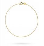 Lovrin Finom, 585-ös arany karkötő, Rolo fonattal, vékony lánc a kézre, 14 karátos (Lovrin)