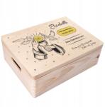 Creative Deco Fából készült áldozódoboz szentáldozási emlék ajándék nyomtatás 40x30 (JANCDSD140CUSTOMCOMMUNIONFBM)