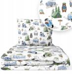 Ankras Ágyneműhuzat 135x100 Gyerek 2EL 100x135 Kiságyhoz (BIWAK P-2 135/100 40/60)