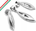 Lovrin Elegáns 925-ös ezüst ékszerszett cirkóniával, egyedi mintával ajándéknak is kiváló (Lovrin 70087)