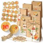 Allbag Diy Adventi Naptár Karácsonyi Öko Szett 24 Zsák Premium Ajándékokhoz (KALENDARZ020)