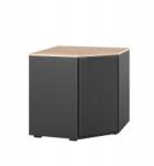 Vicco Sarokszekrény Ajtóval Komód Antracit Tágas Praktikus (Mobel 6343)