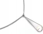 Lovrin Ezüst nyaklánc 925 hosszú medállal, elegáns gömb díszítéssel, divatos ajándék (35796)