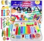  Karácsonyi 24 Napos Visszaszámláló Kalendár Szilikon Érzékszervi Stresszoldó Készlet Ajándék (ST013)