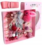 EdiBazzar Hajgumi, csat, hullámcsat szett kislányoknak ajándékba hajkiegészítők (Komplet spinek gumek do włosów dla dziewczyn)