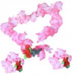 Rappa Hawaii szett rózsaszín nyaklánc karkötőkkel