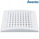 Awenta Luna szellőzőrács, kerek csatlakozás, szatén, 14 x 14 cm (TL9SS) Maan (TL9SS)